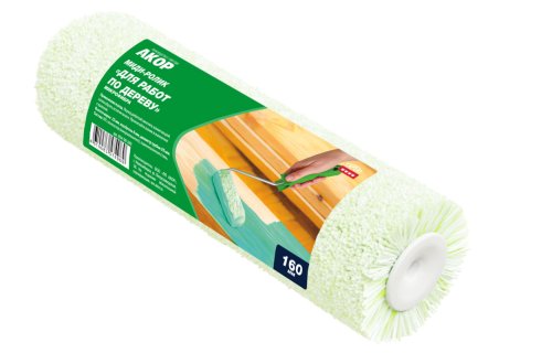 АКОР ролик миди для работ по дереву микрофибра