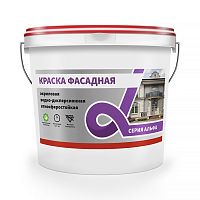 Краска водно-дисперсионная фасадная Alfavit серия Альфа, белая