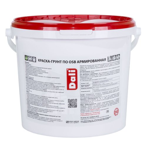 Dali / Дали Краска-грунт по OSB армированная атмосферостойкая фото 5