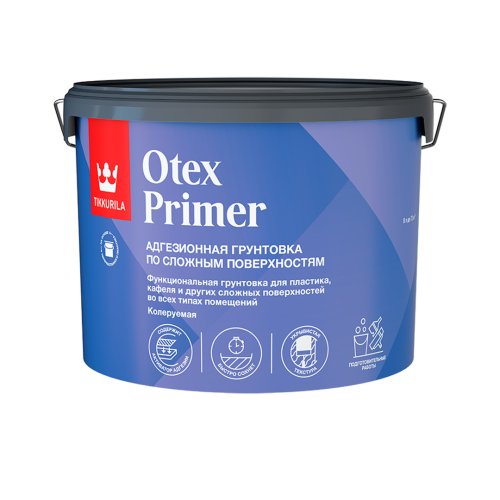 TIKKIVALA OTEX PRIMER грунтовка адгезионная по сложным поверхностям, матовая