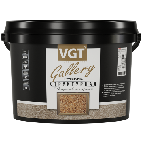 VGT GALLERY / ВГТ СТРУКТУРНАЯ декоративная штукатурка среднезернистая