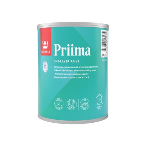 Tikkurila Priima / Тиккурила Прима краска для интерьеров однослойная