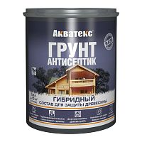 АКВАТЕКС грунт-антисептик для древесины гибридный для внутренних и наружных работ