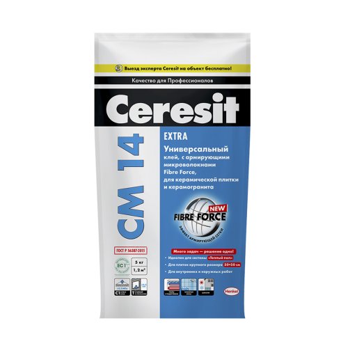 Ceresit CМ 14 Extra / Церезит клей для плитки и керамогранита