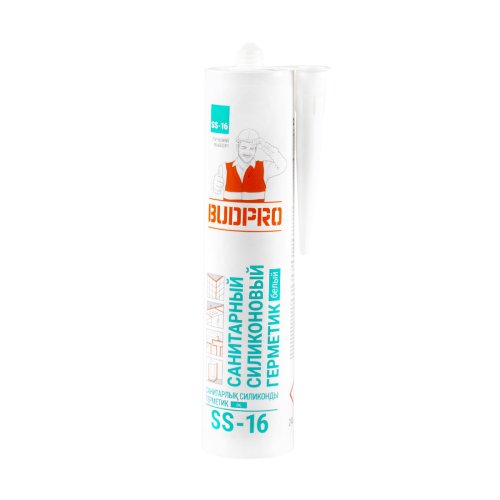 Герметик силиконовый санитарный Budpro Sanitary Silicone Transparent 240 мл