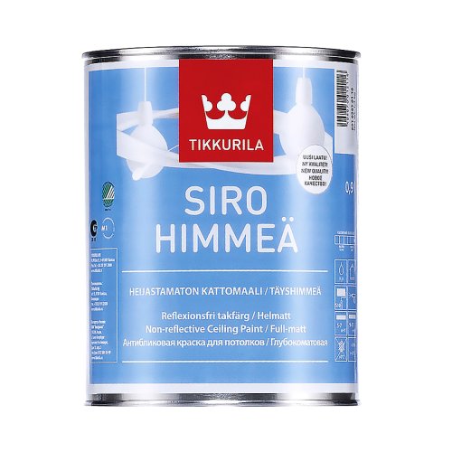 Tikkurila Siro Himmea / Тиккурила Сирохимия Сиромат глубоко матовая краска интерьерная