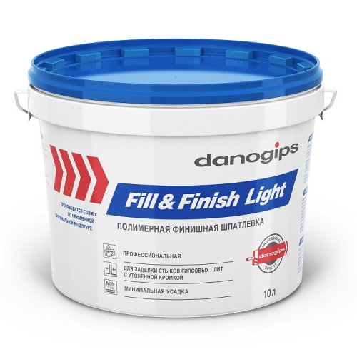 Sheetrock Danogips Fill & Finish Light / Шитрок шпатлевка финишная, облегченная