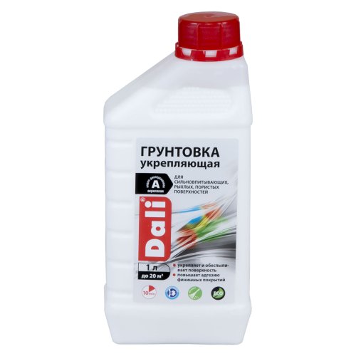 Dali / Дали Грунтовка укрепляющая акриловая для наружных и внутренних работ фото 2