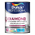 DULUX DIAMOND АЛМАЗНАЯ ПРОЧНОСТЬ / ДЮЛАКС ДАЙМОНД АЛМАЗНАЯ ПРОЧНОСТЬ краска для стен и потолков износостойкая матовая база BC 0,9л