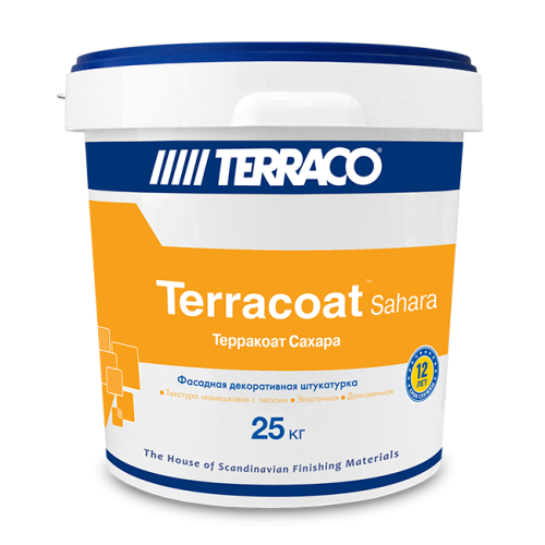 Terraco Sahara / Террако Терракоат Сахара камешковая эластичная декоративная штукатурка