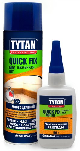 TYTAN PROFESSIONAL QUICK FIX / ТИТАН ПРОФЕШИОНАЛ КУИК ФИКС клей цианакрилатный двухкомпонентный фото 2
