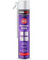 Пена монтажная бытовая Donewell Energy Flex 40, всесезонная, 1000 мл