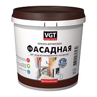 VGT / ВГТ ВД-АК-1180 БЕЛОСНЕЖНАЯ ФАСАДНАЯ краска акриловая, долговечная