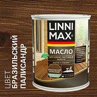 LINNIMAX / ЛИННИМАКС масло для древесины органоразбавляемое защитно-декоративное для террас лестниц