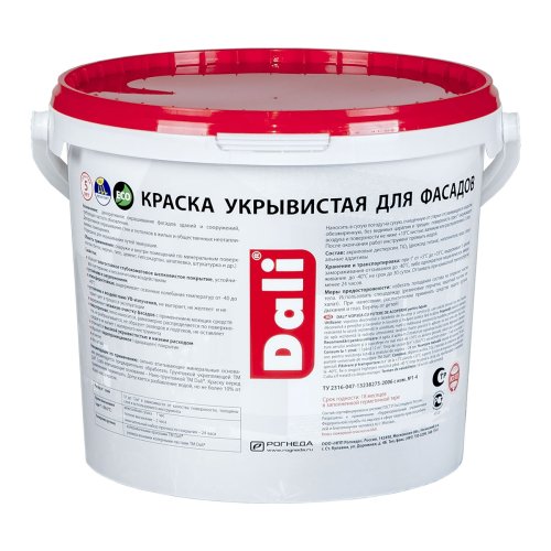 Dali / Дали краска Укрывистая фасадная акриловая фото 5
