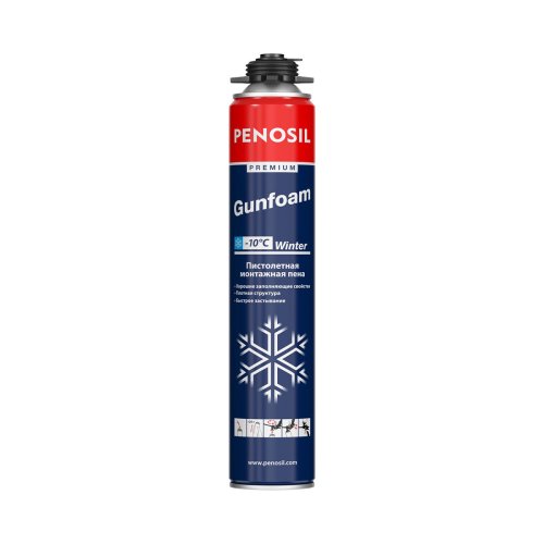 Пена монтажная профессиональная Penosil Premium Gunfoam Winter, зимняя, 750 мл