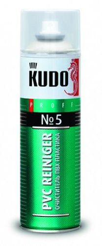 Очиститель пластика ПВХ №5 Kudo, аэрозольный, 650 мл