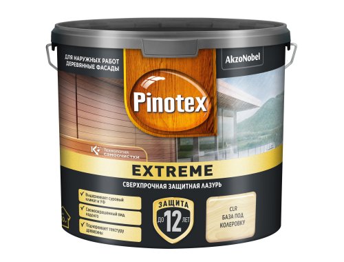 PINOTEX EXTREME / ПИНОТЕКС ЭКСТРИМ лазурь для дерева сверхпрочная на гибридной основе фото 3