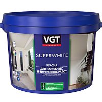 VGT Superwhite / ВГТ ВД-АК-1180 краска для наружных и внутренних работ
