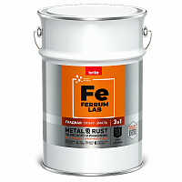 Ferrum LAB / Феррум Лаб грунт-эмаль по ржавчине 3 в 1 глянцевая