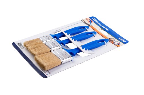 АКОР набор кистей малярных для работы с лаками