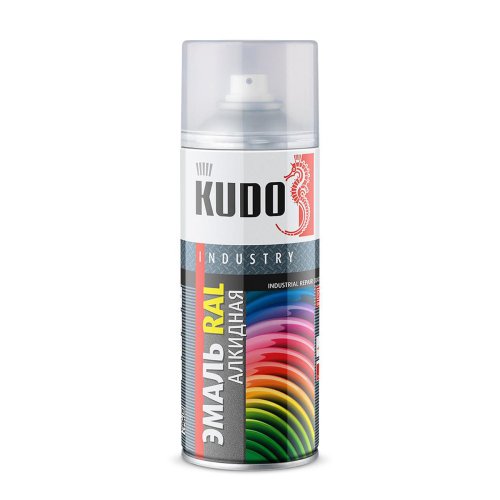 Аэрозольная алкидная краска RAL Kudo KU-09005, 520 мл, реактивный черный