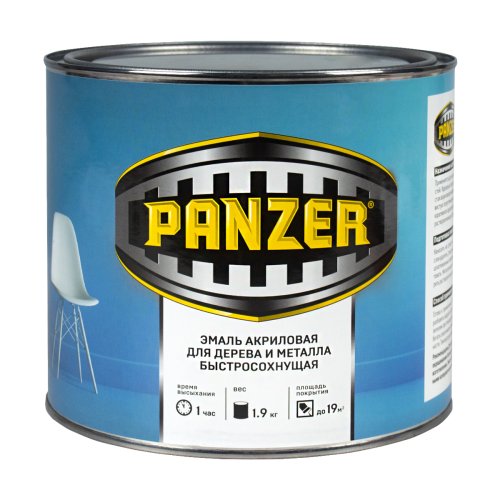 Эмаль акриловая Panzer, полуглянцевая