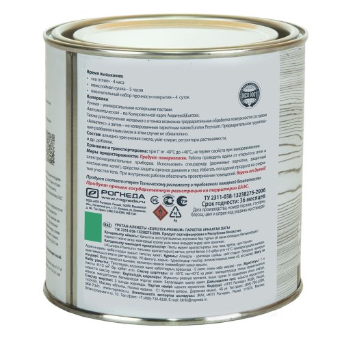 Eurotex Premium / Eвротекс Премиум лак паркетный алкидно-уретановый глянцевый фото 4