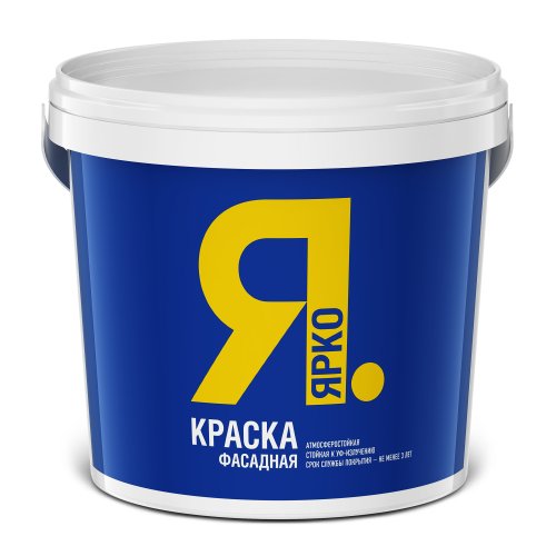 Ярко краска фасадная матовая