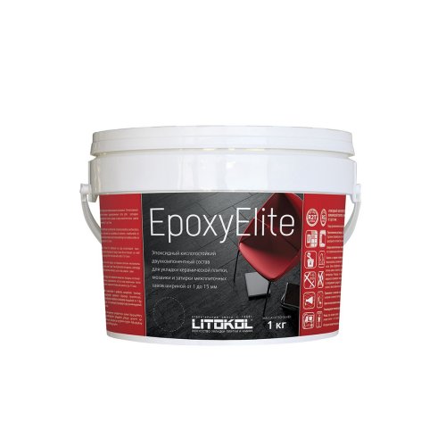 Затирка эпоксидная двухкомпонентная Litokol Epoxyelite, 1 кг