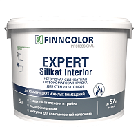 FINNCOLOR EXPERT SILIKAT INTERIOR / ФИННКОЛОР ЭКСПЕРТ СИЛИКАТ ИНТЕРИОР краска негорючая силикатная