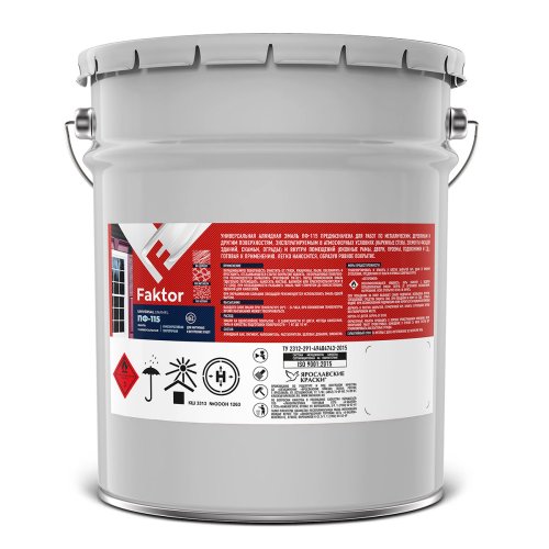 Faktor / Фактор эмаль ПФ-115 алкидная атмосферостойкая