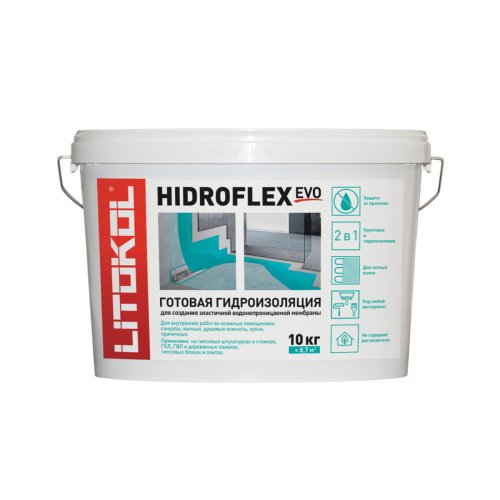 Litokol Hidroflex / Литокол Аквамастер гидроизоляция обмазочная, однокомпонентная