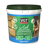 VGT / ВГТ акриловый пропиточный лак с антисептиком по дереву и камню