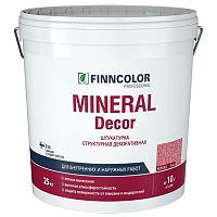 Finncolor Mineral Decor / Финколор Минерал Декор структурная декоративная штукатурка короед 2 мм