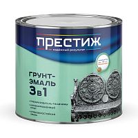 Грунт-эмаль по ржавчине Престиж 3 в 1, полуглянцевая