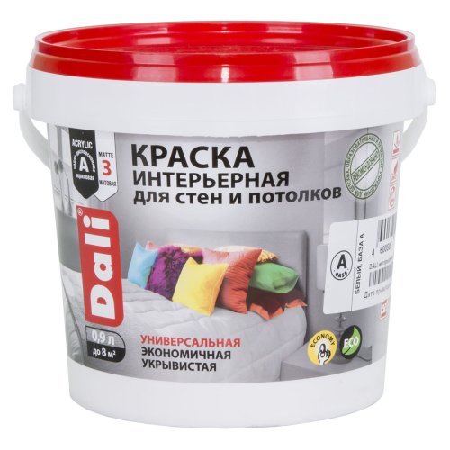 DALI / ДАЛИ краска интерьерная для стен и потолков акриловая глубокоматовая фото 2
