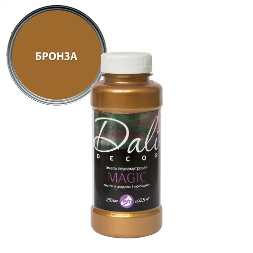 Dali-Decor Magic / Дали Декор эмаль перламутровая акриловая влагостойкая фото 2