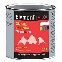 Глянцевая эмаль для внутренних и наружных работ Alpa Element LA-060