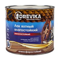Лак яхтный Drevika, алкидный, матовый, 0,8 кг