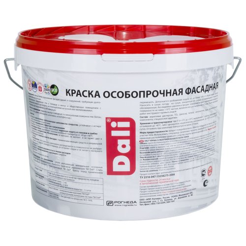 Dali / Дали краска особопрочная фасадная акриловая глубокоматовая фото 10