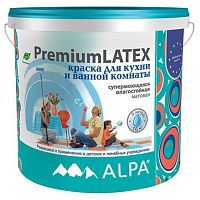 Alpa PremiumLATEX краска для кухни и ванной комнаты