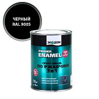 Экодом Грунт-эмаль по ржавчине 3 в 1 гладкая полуматовая