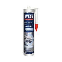 Герметик силиконакриловый для кухни и ванной Tytan Professional, 280 мл, прозрачный