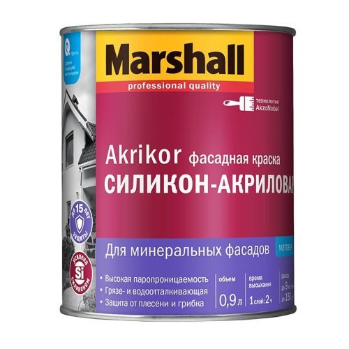 Marshall Akrikor / Маршал Акрикор краска фасадная силикон акриловая