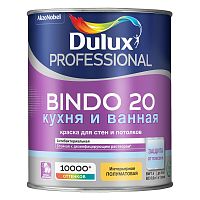 Интерьерная краска для кухни и ванной Dulux Professional Bindo 20 | Дюлакс Биндо 20 полуматовая