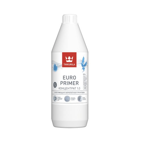 Tikkurila Euro Primer / Евро Праймер акриловый грунт-концентрат