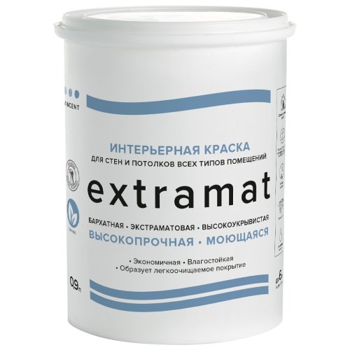 VINCENT EXTRAMAT / ВИНСЕНТ ЭКСТРАМАТ краска акрилатная для внутренних работ, экстраматовая