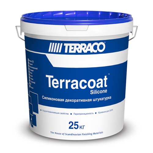 TERRACO TERRACOAT GRANULE SILICONE / ТЕРРАКОАТ ГРАНУЛ СИЛИКОН штукатурка декоративная акриловая