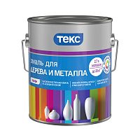 Текс Профи эмаль для дерева и металла универсальная полуматовая